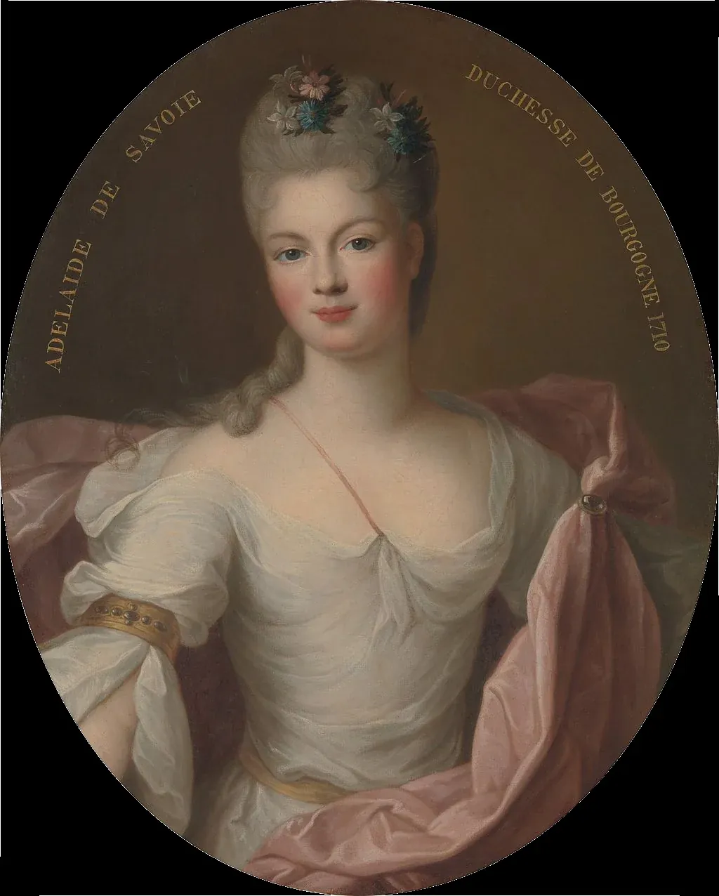 Marie-Adélaïde de Savoie, portrait par Pierre Gobert
