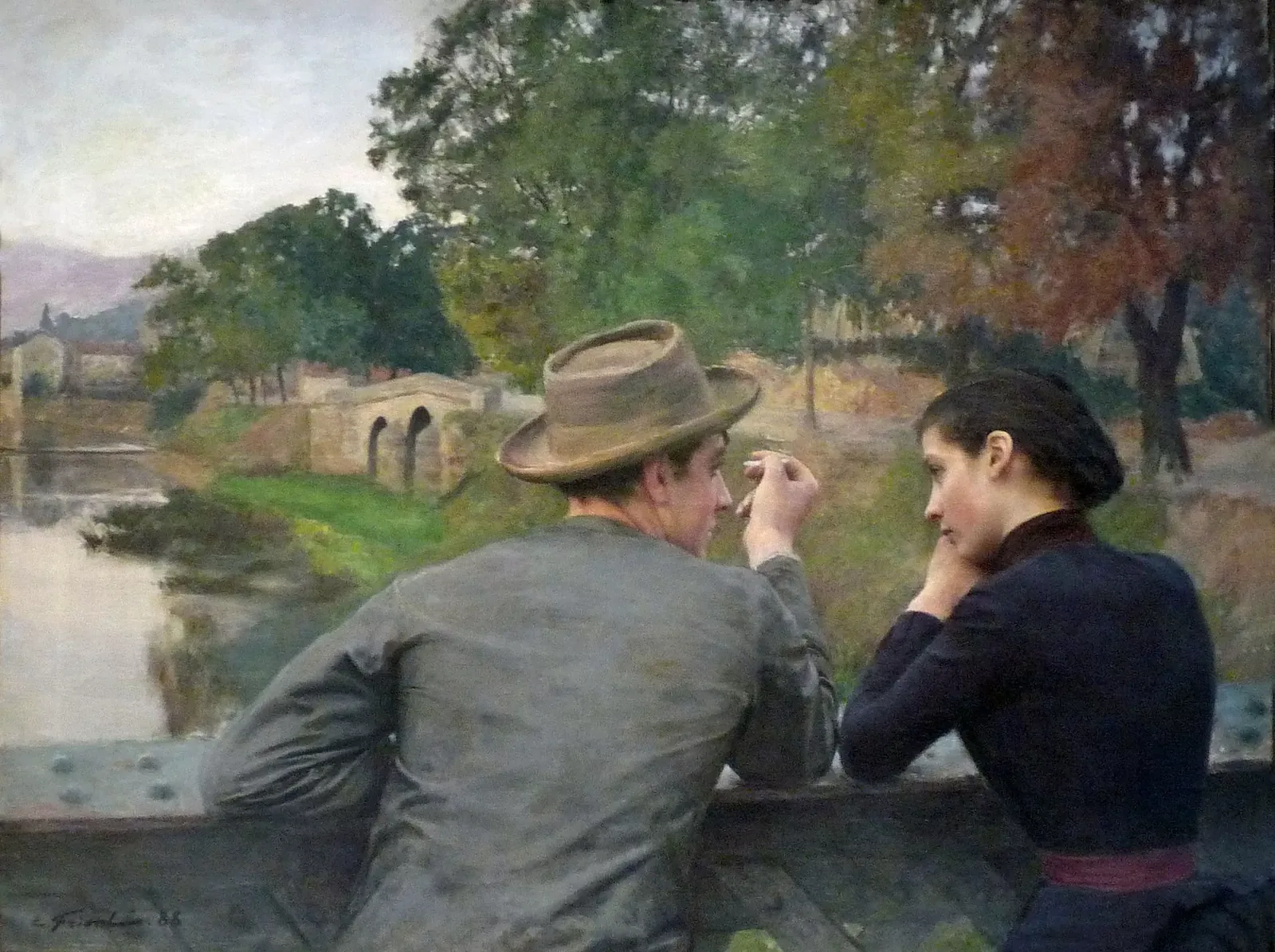 Un échange entre deux personnes