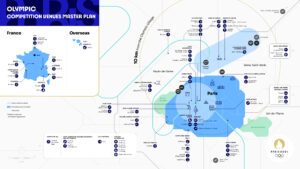 Paris 2024 Olympic Venues Map @IOC